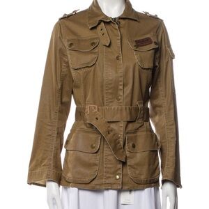 Barbour Tan Belted Jacket